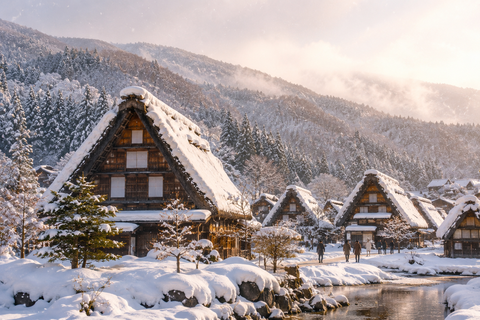 【大年初一啟程．名進松出】新春奧飛秘湯．兼六園冬雪吊．犬山選品英迪格＆富山東急 5 日